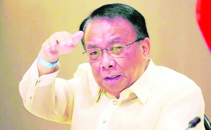 “I am aghast and outraged at the insinuation that the tag ‘ES’ found in the so-called Cabral files pertained to me as the then Executive Secretary to whom was allocated P8.3 billion worth of DPWH projects under the GAA 2025,” says former Executive Secretary Lucas Bersamin. PPA POOL PHOTO