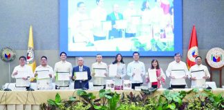 The contingent from the House of Representatives, led by Committee on Appropriations chairperson Mikaela Angela Suansing, signed the bicameral conference committee report on the FY 2026 General Appropriations Bill on Dec. 28, 2025. The signing marks the conclusion of the deliberations of the first-ever open bicameral conference committee meeting in Philippine history. HOUSE OF REPRESENTATIVES OF THE PHILIPPINES/FB PHOTO