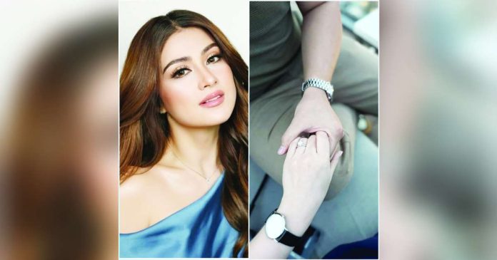 carla engagement copy_superimposed Carla Abellana announced on December 1 her engagement to her non-showbiz boyfriend three months after revealing that she is in a relationship. @carlaangeline/instagram photo