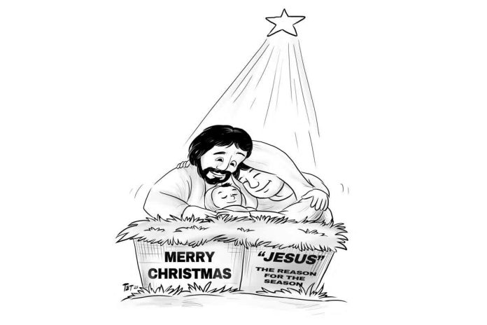 Editorial Cartoon for December 24, 2025.