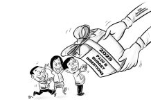 Editorial Cartoon for December 27-28, 2025.