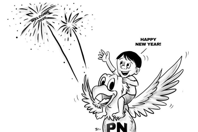 Editorial Cartoon for December 31, 2025.