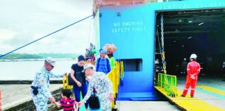 HOLIDAY WATCH AT THE PORTS. Philippine Coast Guard personnel assist and monitor passengers as holiday travelers disembark and queue at ports in Western Visayas, part of heightened security and safety measures being enforced amid the surge of sea travel ahead of Christmas and New Year. PCG Photo