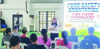 Food handlers and small food business owners in Pavia, Iloilo attend a Food Safety Orientation conducted by the Iloilo Provincial Health Office in partnership with the Pavia Primary Care Facility, aimed at strengthening proper food handling, sanitation, and hygiene practices to prevent foodborne illnesses. IPHO PHOTO