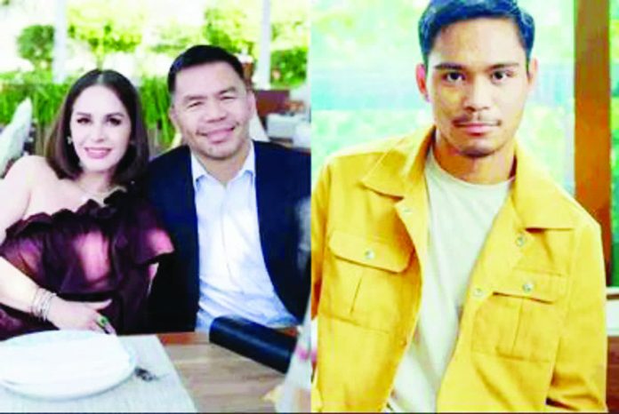 (From left) Jinkee Pacquiao, Manny Pacquiao, and Eman Bacosa Pacquiao. @JINKEEPACQUIAO, @EMANBACOSAPACQUIAO/IG PHOTOS