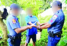 The arrest of alias “Arnie,” the province’s top 6 most wanted person, during a manhunt operation on December 23 in Barangay Cabayogan, Badiangan, Iloilo. PRO-6 PHOTO
