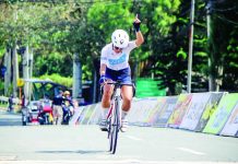 Angela Joy Marie “Dayday” Bermejo powers through the finish line in a local race — an early glimpse of the grit and determination that will carry her to the 33rd Southeast Asian Games, where she will make history as the first Ilongga to represent the Philippines in track cycling. TORGRAPHY-PHOTO