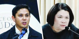 Assistant Ombudsman Mico Clavano (left) says the resignation of Independent Commission for Infrastructure Commissioner Rossana Fajardo (right) does not disrupt the momentum of case buildup, describing the development as part of the commission’s natural progression. PNA/INQUIRER.NET PHOTOS