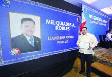 The Philippine Charity Sweepstakes Office (PCSO) was awarded by the Governance Commission for GOCCS as the number one performing GOCC, in addition to the leadership award finalist recognition to its General Manager Melquiades A. Robles.