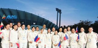 Members of the Alas Pilipinas Women’s team during preparations for the 33rd SEA Games. ALAS PILIPINAS VOLLEY PHOTO