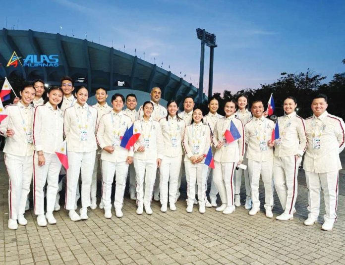 Members of the Alas Pilipinas Women’s team during preparations for the 33rd SEA Games. ALAS PILIPINAS VOLLEY PHOTO