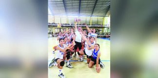 Bacolod Tay Tung High School Thunderbolts elementary girls volleyball team. Jose Montalbo Photo