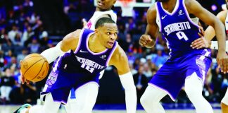 Sacramento Kings guard Russell Westbrook reached another personal career milestone, surpassing Magic Johnson into seventh place on the NBA’s all-time assists list with 10,149. NBC WASHINGTON