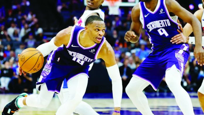 sports_NBA_resized_compressed Sacramento Kings guard Russell Westbrook reached another personal career milestone, surpassing Magic Johnson into seventh place on the NBA’s all-time assists list with 10,149. NBC WASHINGTON