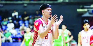 Yukien Andrada spearheaded San Beda University Red Lions’ win over the College of St. Benilde Blazers. NCAA PHOTO