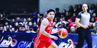 Ilonggo John Bryan Sajonia played a key role in San Beda University Red Lions’ win over Colegio de San Juan de Letran Knights. PHOTO COURTESY OF NCAA/GMA SPORTS