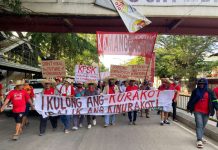 Lower-than-expected turnout marks second anti-corruption march but protest peaceful Photo courtesy of Mai Ladiao/PN