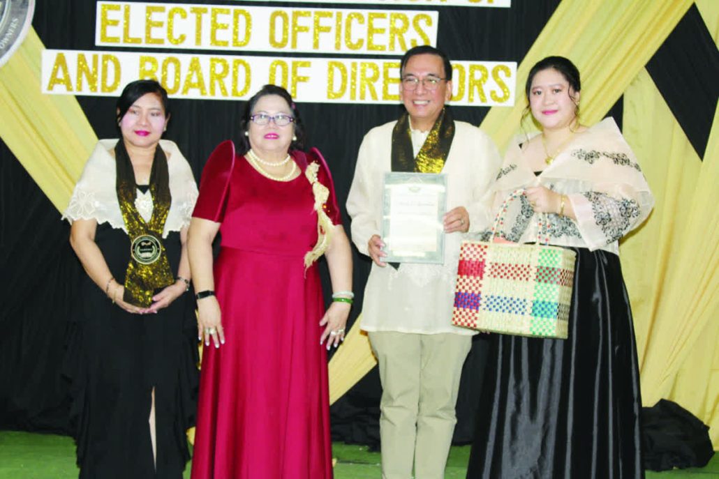 (From left) PAREMO president Fely Gegato-Abecia and Iloilo Provincial Board member Rolex T. Suplico