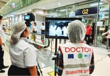 Nipah virus outbreak in India triggers Asia airport screenings Thai health officials wearing protective masks monitoring passengers from international flights arriving at Suvarnabhumi Airport. EPA