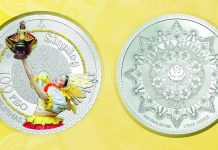 BSP launches festivals commemorative coin series The first 100-peso Philippine Festival Commemorative coin launched by the Bangko Sentral ng Pilipinas features Cebu's popular Sinulog Festival. The coin shows a female dancer holding an image of the Sto. Niño. BSP PHOTO