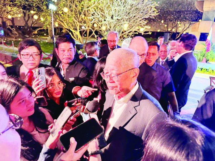 BSP_peso_resized_compressed Bangko Sentral ng Pilipinas Governor Eli Remolona Jr. talked to reporters in Manila. “Not soon,” he replied when asked if the peso could reach P60 per dollar. JON VIKTOR D. CABUENAS/GMA INTEGRATED NEWS