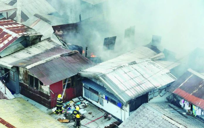 Bacolod_fire_copy_resized_compressed A fire gutted 27 houses in Purok Tambi Palad, Barangay 10, Bacolod City on January 24, displacing at least 149 residents. BFP-NIR BACOLOD CITY FIRE STATION
