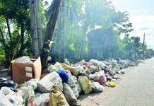 Garbage piled up along the roadside in Barangay Punta Taytay, Bacolod City, Friday afternoon, January 9, 2026. AKSYON RADYO BACOLOD FB PHOTO