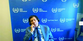 Former President Rodrigo Duterte at the International Criminal Court. SCREENGRABBED FROM THE ICC