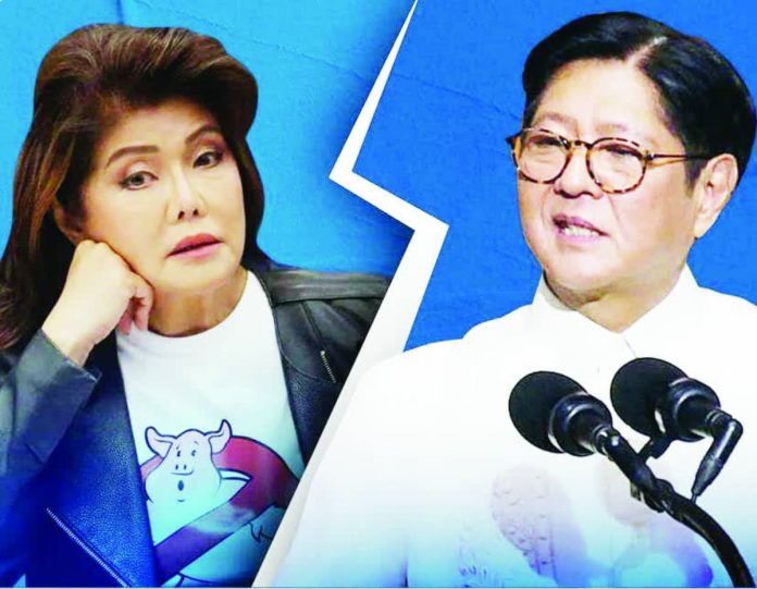 PBBM health SEN. IMEE MARCOS (left), PRESIDENT FERDINAND “BONGBONG” MARCOS JR. (right)