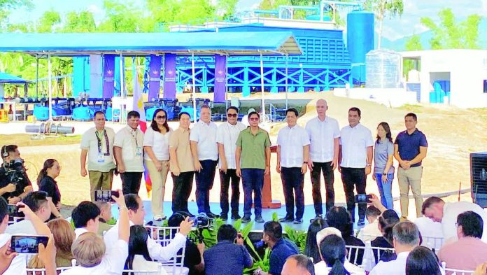 PBBM_in_NegOcc_copy_resized_compressed President Ferdinand R. Marcos Jr. led the inspection of the bulk water supply treatment plant operated by Bacolod Bulk Water Inc. (BBWI) in Murcia, Negros Occidental on January 19. CESAR JOLITO III/PN