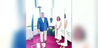 According to the Department of Foreign Affairs, this photo showing Philippine Ambassador to Austria and Slovakia Luli Arroyo-Bernas with fugitive lawyer Harry Roque was taken in 2023 yet.