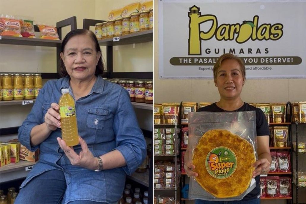 McNester Food Products owner Rebecca Tubongbanua and Parolas Guimaras owner Rhodora Garunita
