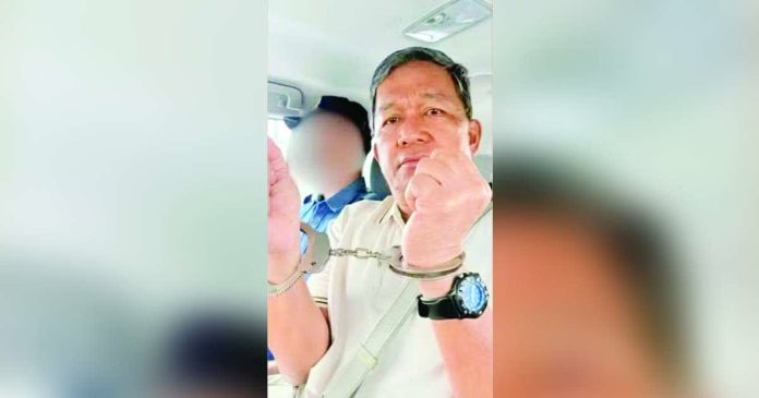 Police arrested retired Air Force General Romeo Poquiz at Ninoy Aquino International Airport on Monday morning, Jan. 5, 2026, over an inciting to sedition charge. PHOTO COURTESY OF ATTY. FERDINAND TOPACIO