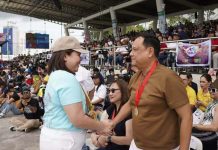 TWO LEADERS. ONE ILOILO. ONE DINAGYANG. Mayor Raisa S. Treñas and Gov. Arthur “Toto” Defensor Jr. share a moment of unity during Kasadyahan sa Kabanwahanan, reflecting the spirit of partnership behind the Dinagyang Festival 2026. Year after year, the city and province of Iloilo, together with partners and stakeholders, continue to strengthen their collaboration to showcase the very best of Dinagyang and Kasadyahan.