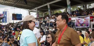 TWO LEADERS. ONE ILOILO. ONE DINAGYANG. Mayor Raisa S. Treñas and Gov. Arthur “Toto” Defensor Jr. share a moment of unity during Kasadyahan sa Kabanwahanan, reflecting the spirit of partnership behind the Dinagyang Festival 2026. Year after year, the city and province of Iloilo, together with partners and stakeholders, continue to strengthen their collaboration to showcase the very best of Dinagyang and Kasadyahan.