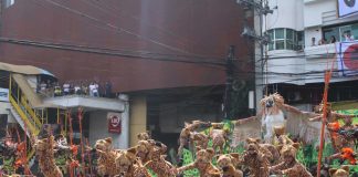 Tribu Salognon of Jaro National High School emerges as the champion of the 2026 Dinagyang Festival’s Ati tribes competition on Sunday, January 25, 2026, delivering a standout performance the stunned the crowd. Their winning portrayal of the maral Leopard cat powerfully highlighted the grace and vulnerability of the Visayan wildlife. AJ PALCULLO/PN