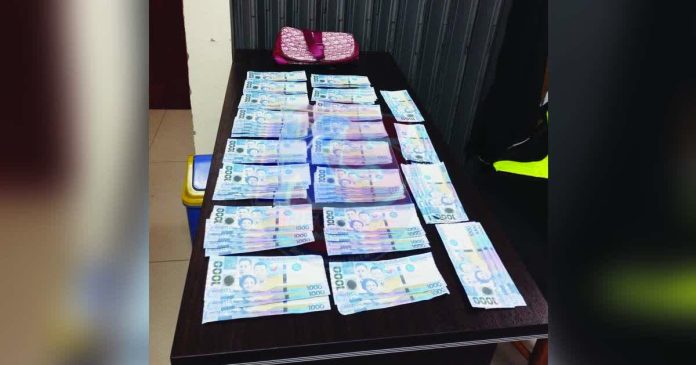 fake money_superimposed_compressed Police apprehended an Ati couple after around P65,000 worth of fake P1,000 bills were found in their possession along C. Laserna St., Barangay Poblacion, Kalibo, Aklan, on January 16, 2026. K5 NEWS FM KALIBO 94.5 PHOTO