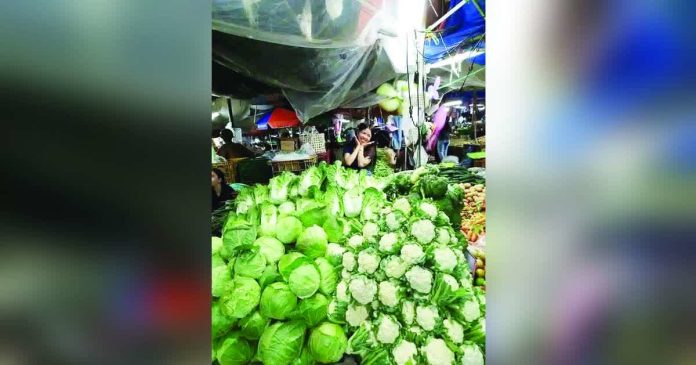 highland veggies_superimposed_compressed Prevailing price of broccoli now stands at P180 per kilo from P200 a week ago, according to the Department of Agriculture.