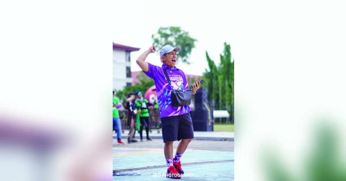 Steven Jacosalem celebrates, a rare release after weeks of relentless rehearsals and pressure-filled days that culminated in a historic double victory at Dinagyang 2026.