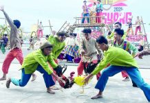 Kahilwayan Festival of Sta. Barbara bursts into motion as dancers reenact rural struggle and triumph, turning farm life and freedom into a gripping spectacle at the Kasadyahan sa Kabanwahanan competition of the Dinagyang Festival 2026. MAI LADIAO/PN