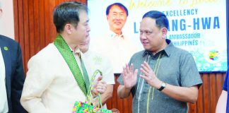 EXPLORING DIRECT AIR LINK. Gov. Arthur Defensor Jr. of Iloilo confers with Lee Sang-hwa, ambassador of the Republic of Korea to the Philippines, during a courtesy visit at the Iloilo Provincial Capitol on Monday, January 26, 2026 where the possibility of establishing a direct Iloilo–South Korea flight was discussed. PHOTO FROM BALITA HALIN SA KAPITOLYO