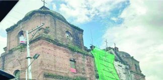 Built in 1866 and dedicated to San Nicolas de Tolentino, the church of Cabatuan, Iloilo is believed to have sustained damage possibly triggered by a series of earthquakes in recent months, which authorities say may have loosened sections of its masonry. Widening cracks on the right belfry tower are also suspected to be earthquake-related. PHOTOS OF SAN NICOLAS DE TOLENTINO CHURCH OF CABATUAN, ILOILO FROM NEREO LUJAN