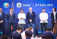PBBM witnesses launch of Globe–Starlink partnership for universal mobile connectivity President Ferdinand Marcos Jr. graced the landmark launch of Globe and Starlink’s Direct-to-Cell satellite service in the Philippines, a breakthrough initiative aimed at expanding digital inclusion and ensuring no Filipino is left offline. Joining him during the historic event (from left) were Globe President and CEO Carl Cruz, DICT Secretary Henry Aguda, Globe Chairman Jaime Augusto Zobel de Ayala, Taguig City District Representative Jorge Daniel Bocobo, and Starlink Senior Partnerships Manager Damien Innes.