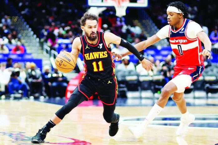 Trae Young ended his seven-years stint with Atlanta Hawks with his recent trade to Washington Wizards. AP