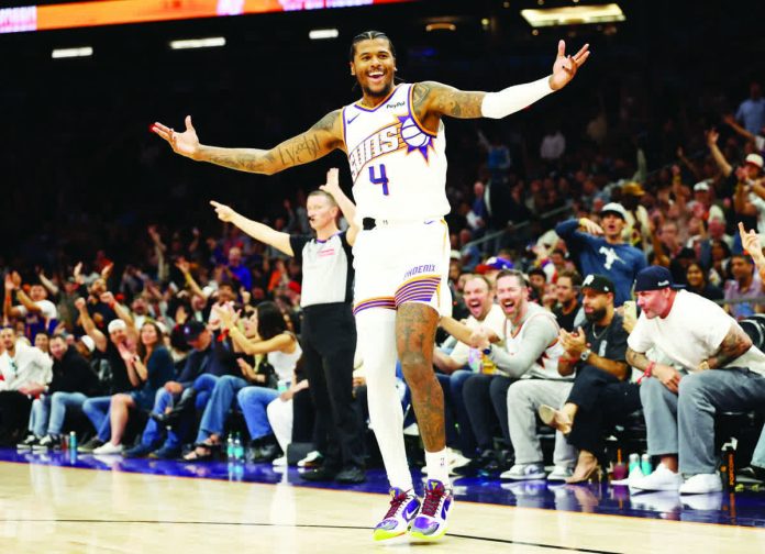 Filipino-American guard Jalen Green was all smiles in his return to Phoenix Suns. PHOTO BY IMAGN IMAGES