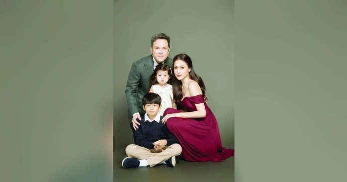 toni gonzaga copy_superimposed Toni Gonzaga (rightmost) with filmmaker Paul Soriano and their kids Seve and Polly. TONI GONZAGA/FACEBOOK