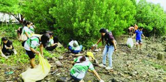 Volunteers from CENRO Boracay, partner agencies, and local organizations collected residual waste during a simultaneous cleanup drive at Boracay’s wetlands in observance of World Wetlands Day 2026, gathering over 70 sacks of garbage from key sites across the island. DENR-6 PHOTO