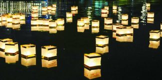 Hundreds of glowing lanterns float along the Panay River in Roxas City on February 17 as Capisnons celebrated the Lunar New Year and welcome the Year of the Fire Horse with wishes for peace, prosperity, and unity. CAPIZ TCAO PHOTO
