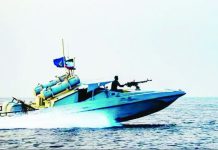Iran supreme leader warns of regional war if US attacks An Iranian gunboat is seen off the southern coast of the country. Iran is due to hold live fire naval drills in the Strait of Hormuz. EPA