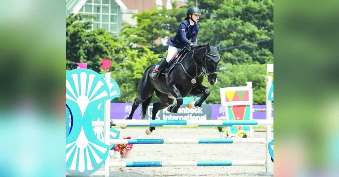 Negrense showjumper copy_superimposed_compressed Sixteen-year-old Negrense showjumping athlete Sophia Louie Begre-Lacson has been officially selected to represent the Philippines in the prestigious Asia-Pacific Rising Star Academy (APRA), an elite development program under the Fédération Equestre Internationale Regional Group VIII. NEGROS DAILY BULLETIN FB PHOTO